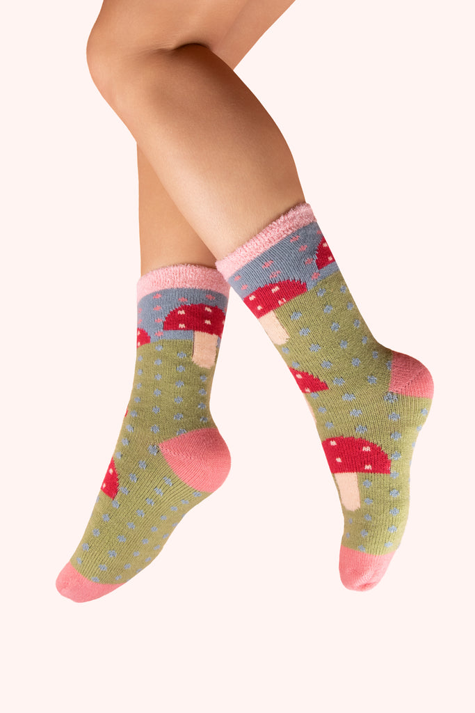 Powder Cosy Toadstool Socks