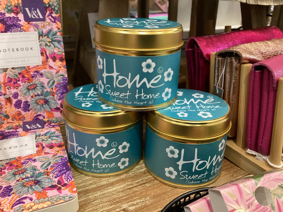 Lily Flame Home Sweet Home Tin Candle
