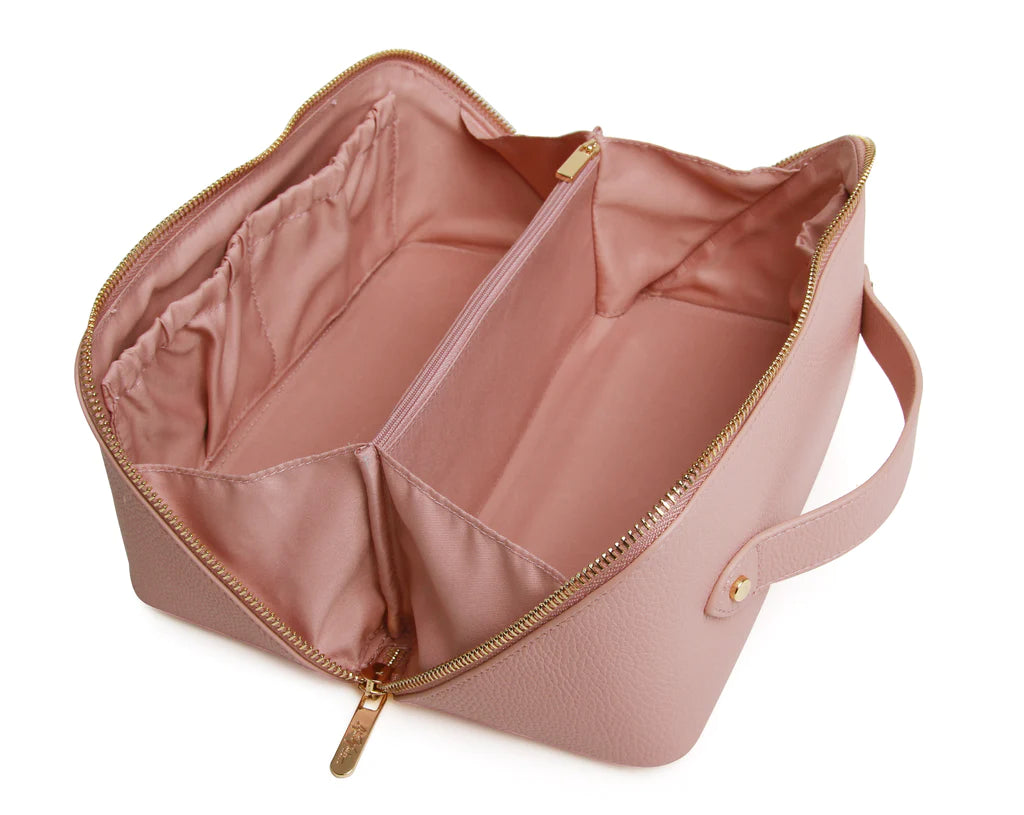 Alice Wheeler London Pink Train Case Makeup Bag