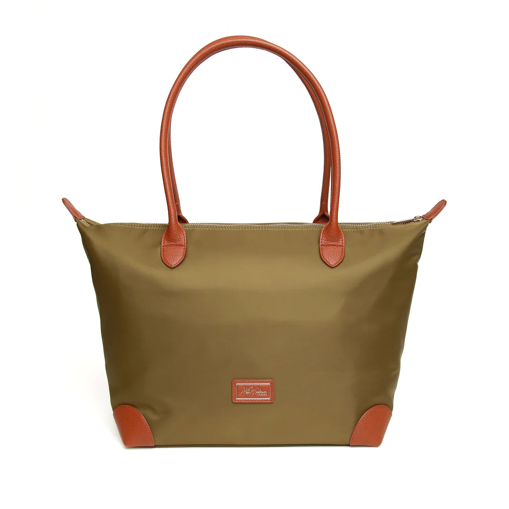 Alice Wheeler London - Shoreditch Large Olive Tote Bag