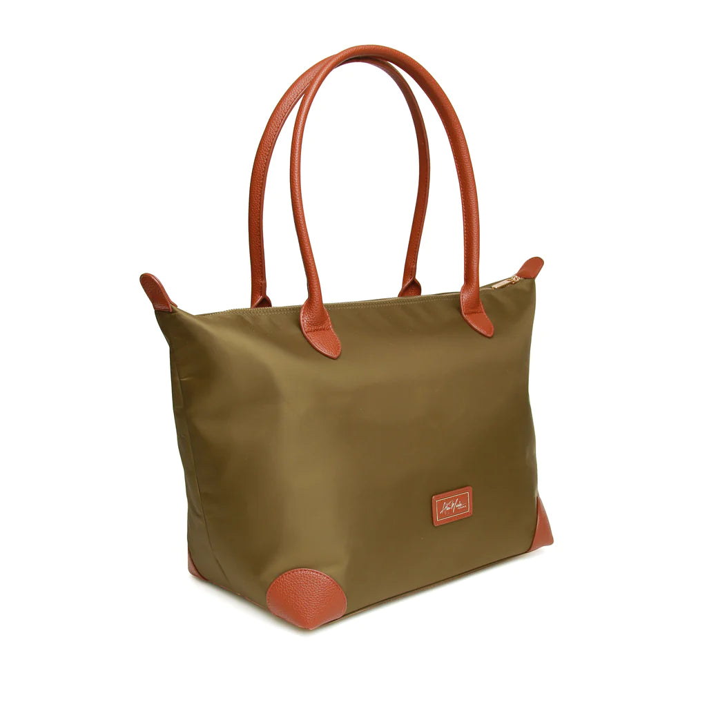 Alice Wheeler London - Shoreditch Large Olive Tote Bag