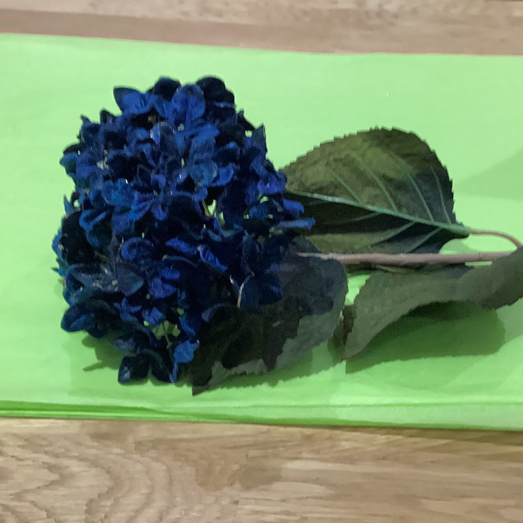 Blue and Gold Artificial Flower