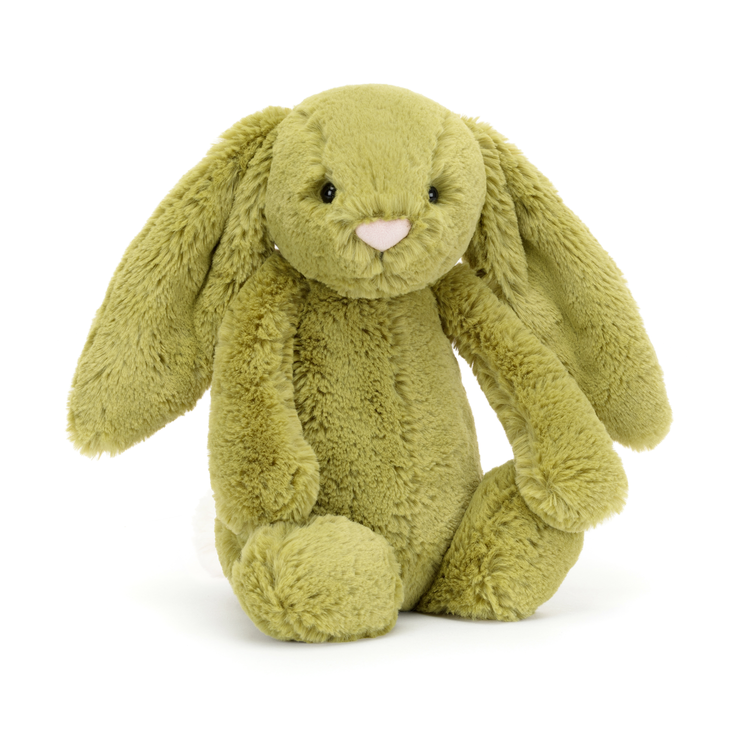 Jellycat medium moss green bunny with floppy ears