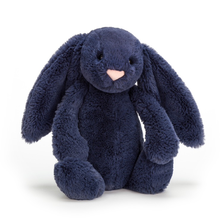 Jellycat medium navy bunny with floppy ears