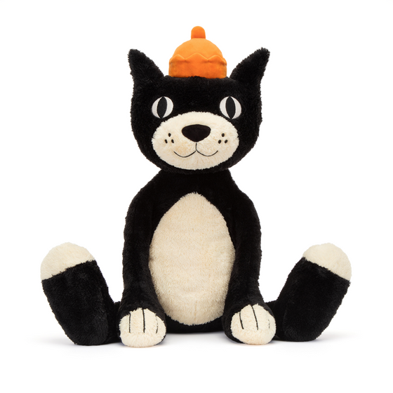 Jellycat the original black and white 25 year anniversary cat 