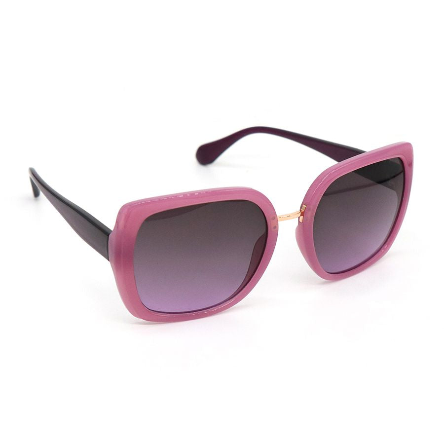 POM oversized recycled pink opaque sunglasses uv400  cat2 