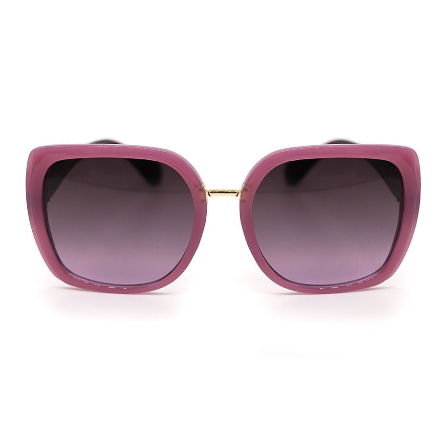 POM oversized recycled pink opaque sunglasses uv400  cat2 