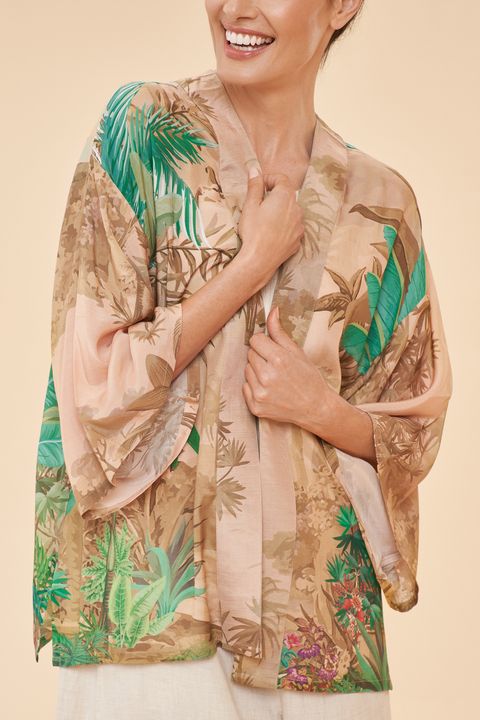 Powder Oasis Coconut Kimono Jacket