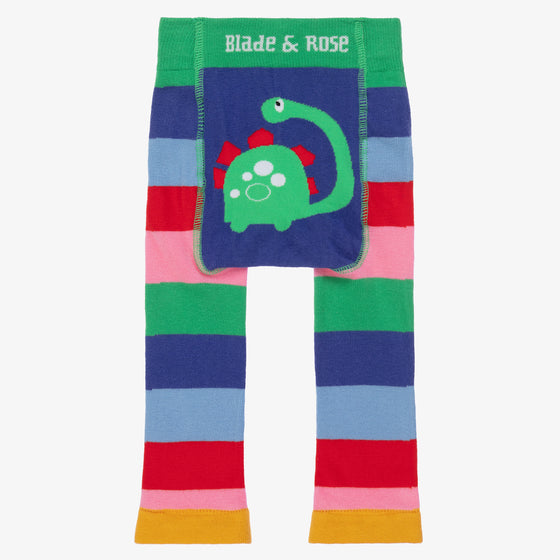 Blade and Rose Bright Dino Legging that are Bright and colourful striped with a funky Dino print.   