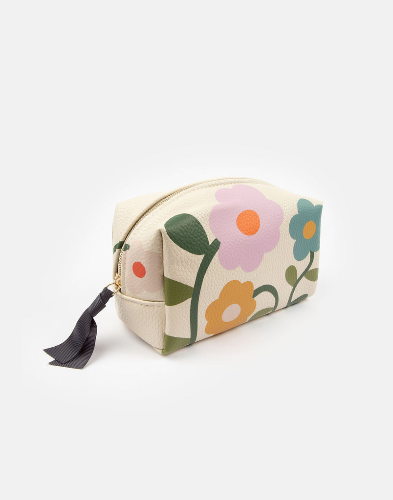 Caroline Gardner Flower Cosmetic Bag