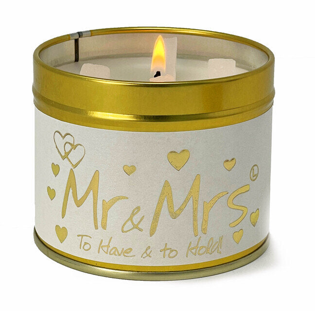 Lily Flame Mr & Mrs  Scented Candle