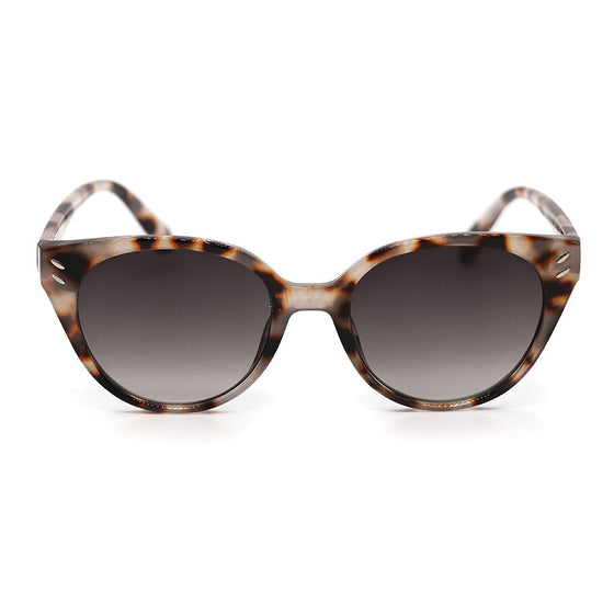 recycled tortoiseshell sunglasses in grey and taupe cat3 uv400