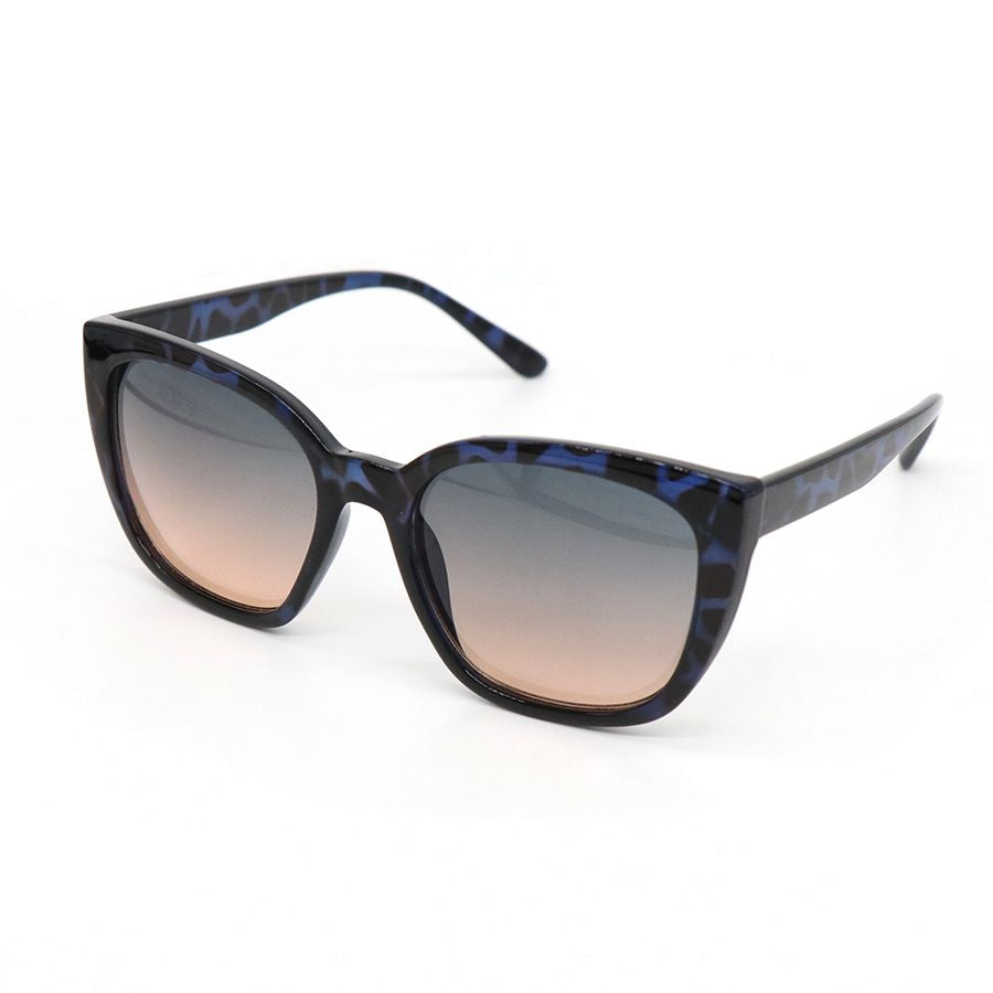 tortoiseshell recycled blue and black sunglasses