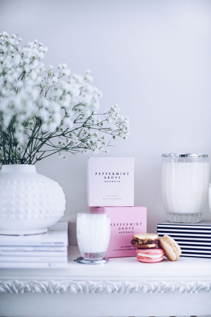 Peppermint Grove, Black Orchid & Ginger Small Soy Candle 60g