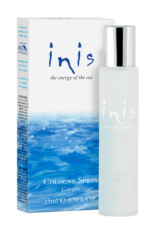 This is a great addition to your holiday essentials. Now you can take the Energy of the Sea anywhere with this spray bottle that's perfectly sized for travel, purse or desk drawer. Easily meets airline FAA size restriction regulations with the handy 15ml/0.5 fl. oz. size.

Enjoy the refreshing and invigorating scent of Inis, anytime, anywhere - with sparkling marine notes that instantly make you feel happy and transport you to your favourite place by the sea

A sparkling clean, fresh, unisex fragrance
Energ