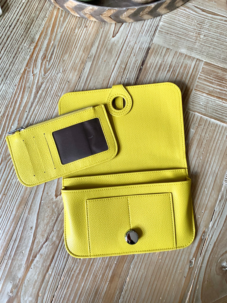 Orange Wallet and Coin Purse
