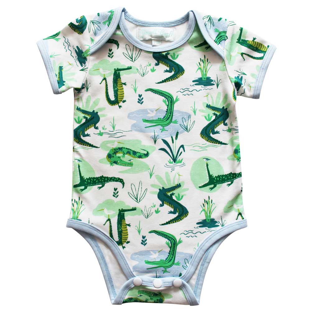 Powell Craft Crocodile Babygrows